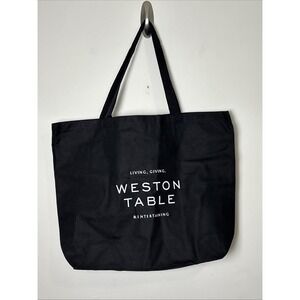 Weston Table Canvas Tote Bag New England Preppy Shopping Travel Unlined Light